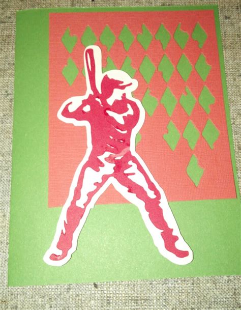 Sheryl's Crafting Corner: Baseball birthday cards