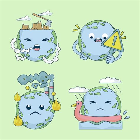 Page 2 | Climate Change Cartoon Images - Free Download on Freepik