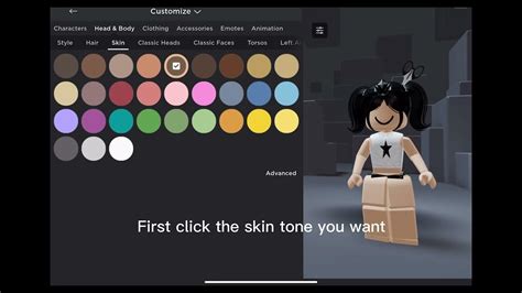 How To Change Your Skin Tone In Roblox Youtube