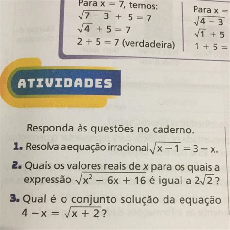 Quais Os Valores Reais De X Para Os Quais A Expressão √x² 6x 16 é