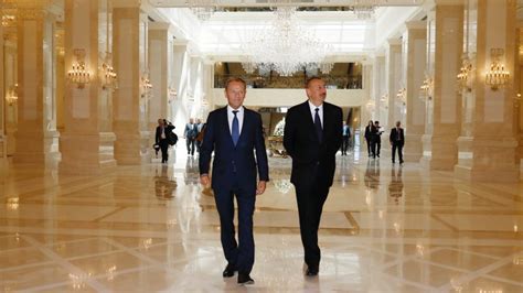 Tusk Hopes For Higher Level Of EU Azerbaijan Ties Euractiv