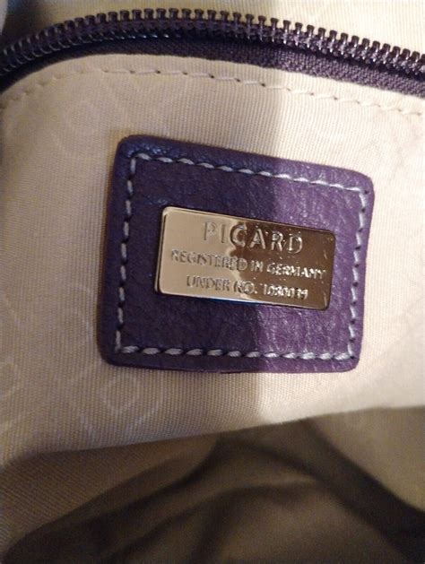 Picard Leather Purse Purple Euc Gem