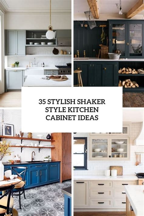 35 Stylish Shaker Style Kitchen Cabinet Ideas - Shelterness