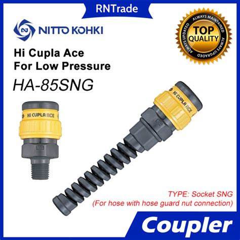 Nitto Kohki Hi Cupla Ace Quick Connect Couplings Coupler Socket Type