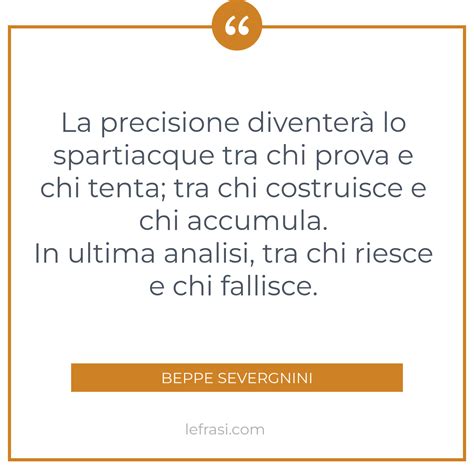 La precisione diventerà lo spartiacque tra chi prova e