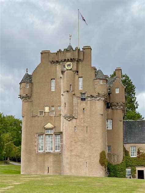 Medieval Castle Still Standing As Museum In Banchory Scotland Stock