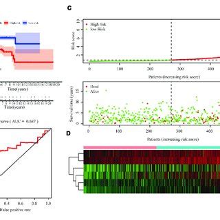 Correlation Between The Six Immune Related Lncrna Signature And The