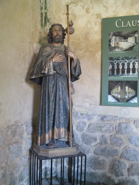 Talla De Santiago En El Claustro De La Colegiata Santillana Del Mar