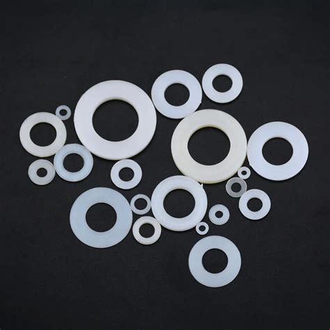 M2 M12 White Nylon Flat Washer Plastic Washer Nylon Insulation Gasket