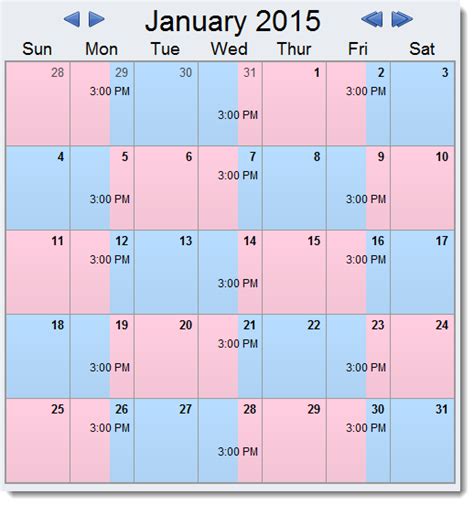 2-2-3 Visitation Schedule Examples