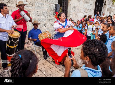 Traditional music group, old city,Santo Domingo, Dominican Republic ...