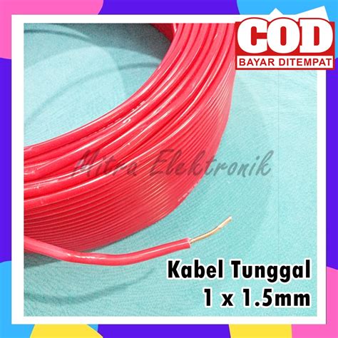 Kabel Nya Mm Kabel Listrik Kawat Tunggal Per Meter Kabel Tunggal