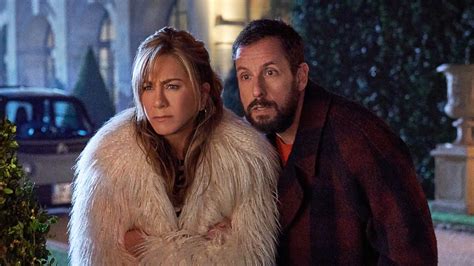 Jennifer Aniston Shares A Great Murder Mystery 2 Bts Reel Featuring Adam Sandler As The Movie