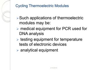 Thermoelectric Material Ferrotec Nord Corporation PPT