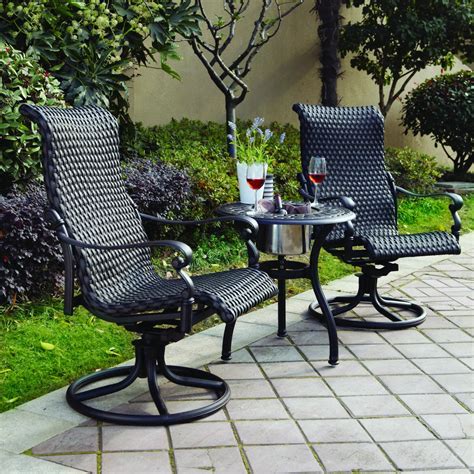 Wicker Swivel Rocker Outdoor Furniture Swivel Chairs Patio Rocker