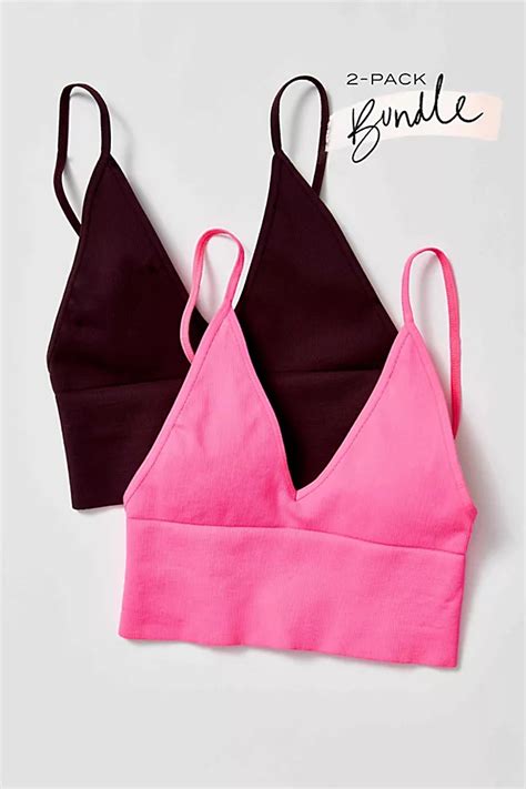 Ali Low Back Seamless Bra 2 Pack Bundle Free People