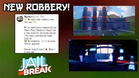 Full Guide New Jailbreak Power Plant Robbery Update In Roblox Jailbreak Roblox Youtube