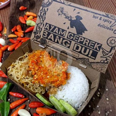 Kuliner Nasi Indomie Goreng Double Ayam Geprek Crispy Sultan Es Teh