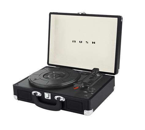 Bush Classic Retro Record Player Vinyl Turntable Portable Case Kts