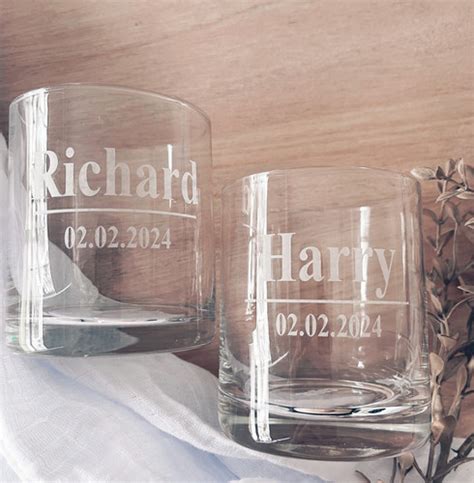 Engraved Scotch Glass | Made by Mish