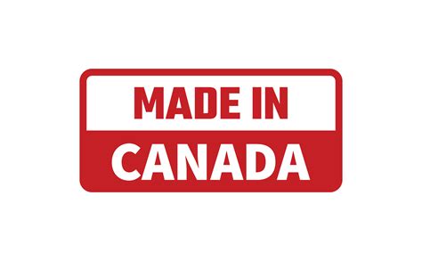 Made In Canada Rubber Stamp 25382939 Vector Art At Vecteezy