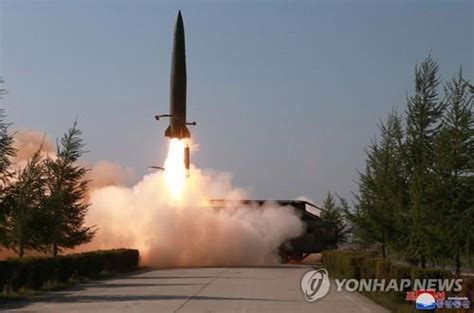 8th Ld N Korea Fires 2 New Short Range Ballistic Missiles Seoul