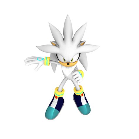 Silver the Hedgehog Sonic 06 Legacy Render by bandicootbrawl96 on DeviantArt