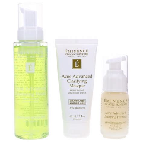 Eminence Acne Advanced 3 Step Treatment System T Set 3 Ea Kroger