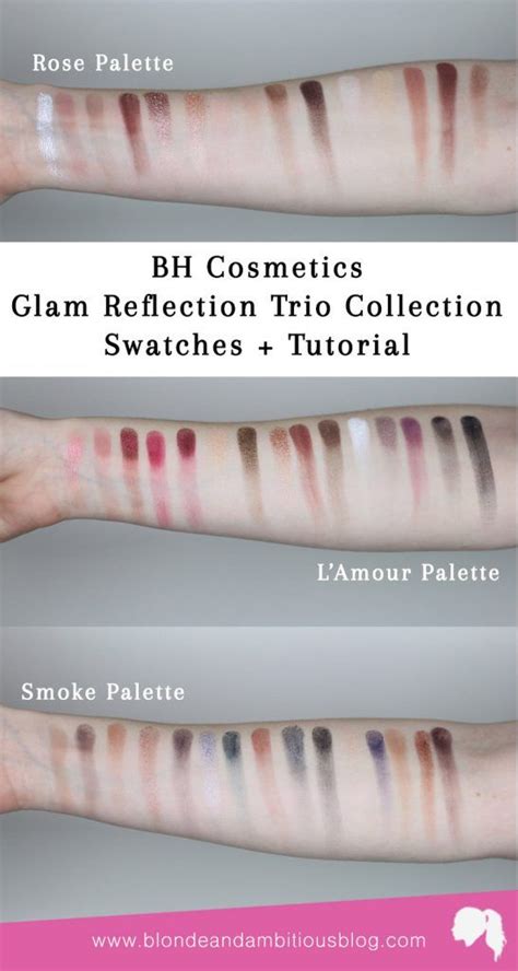 Bh Cosmetics Glam Reflection Trio Collection Swatches Tutorial