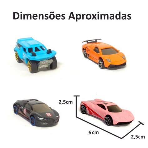 Coleção Carrinhos Radicais de Ferro 4 Carrinhos Hot Speed