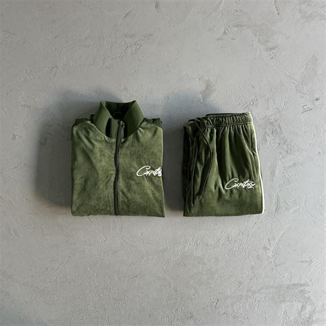 Velor Track Set Green Rogeda T