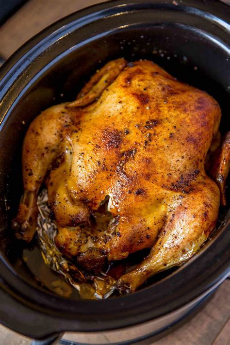 Slow Cooker Rotisserie Chicken