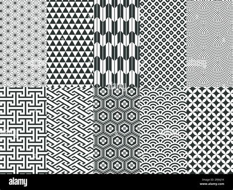 Traditional Japanese Seamless Patterns Japanese Wave Patterns