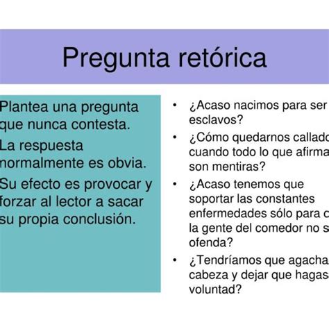 Beschleuniger Ungesund Fliese Que Son Las Preguntas Retoricas