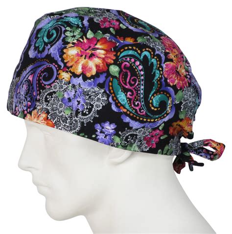 Xl Surgical Scrub Caps Paisley Days