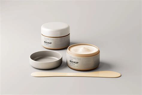 Plastic Cream Jar Mockups Mockup Free