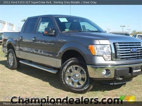 Sterling Grey Metallic Ford F Xlt Supercrew X Steel Gray