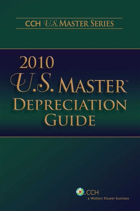 U S Master Depreciation Guide Cch U S Master Series Cch Tax