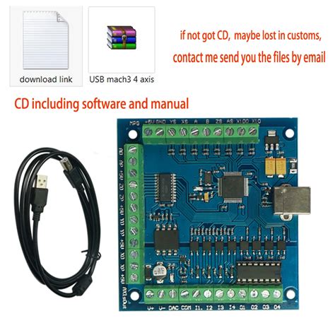 Stepper Controls Drives Mach Axis Usb Cnc Controller Card Smooth