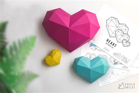 Heart Papercraft Diy Behance