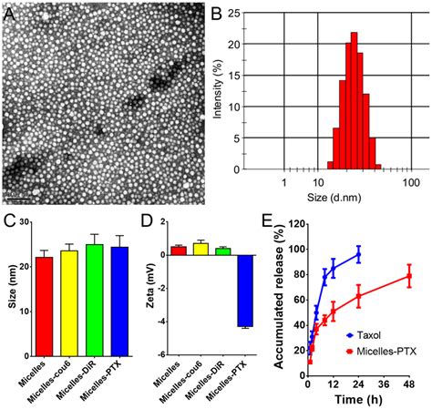 Characterization Of Small Micelles A Tem Image Of Micelles