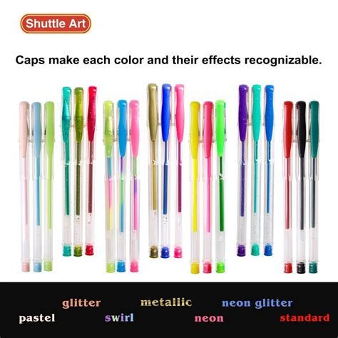 360 Pack Gel Pens Set Shuttle Art 180 Colors Gel Pen Set Plus 180