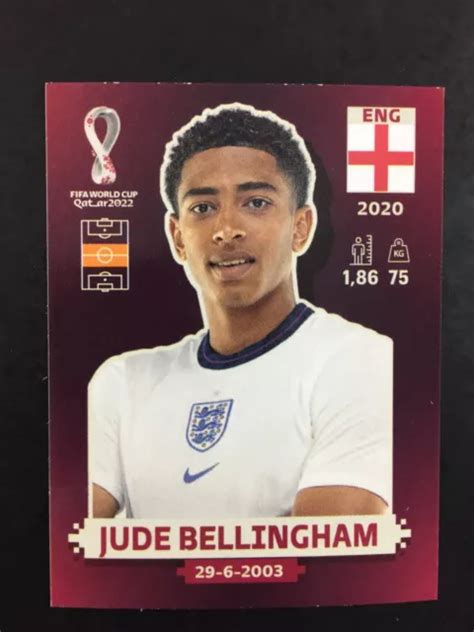 Jude Bellingham Sticker Panini World Cup Qatar Oryx Swiss Edition