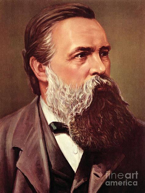 Friedrich Engels Painting By German School