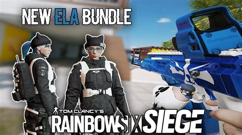 Upcoming Siege Tales Ela Bundle Weapon Skins And Charm In Game