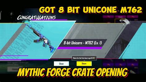 New Mythic Forge Crate Opening Pubg Mobile Youtube