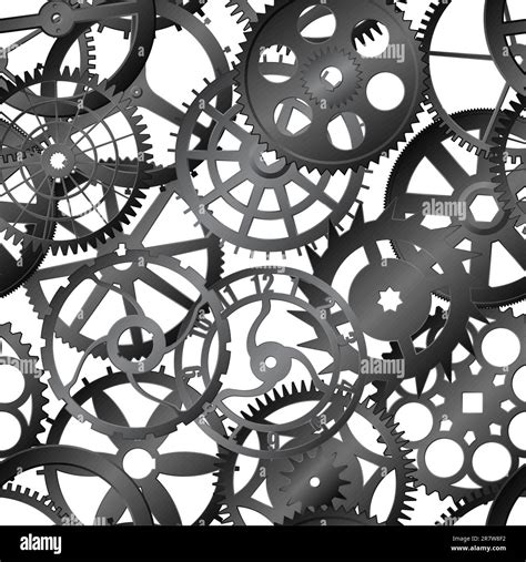 Antique Clock Gears Stock Vector Images Alamy