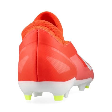 Adidas X Crazyfast League Laceless Fg Energy Citrus Rouge Blanc Jaune