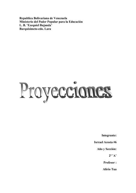 Proyecciones Pdf