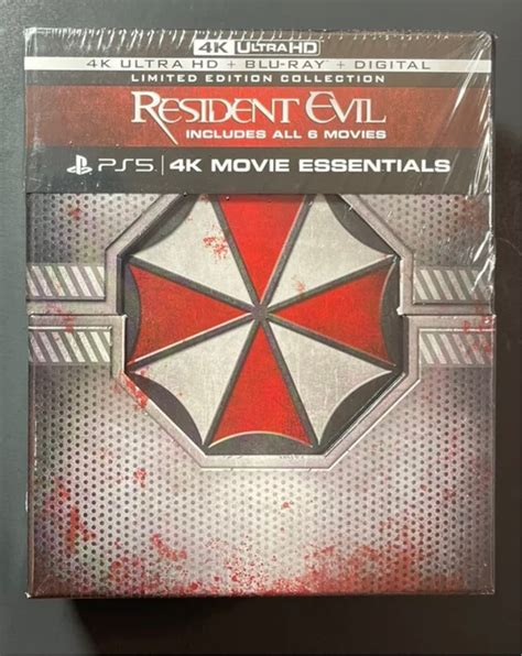 Resident Evil Collection Limited Edition Box Set 4K UHD BR Hobbies